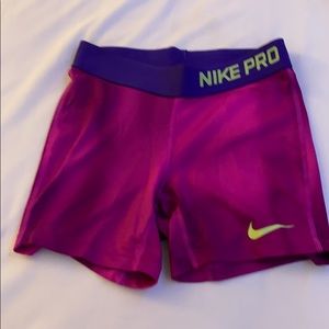 Purple Nike pros